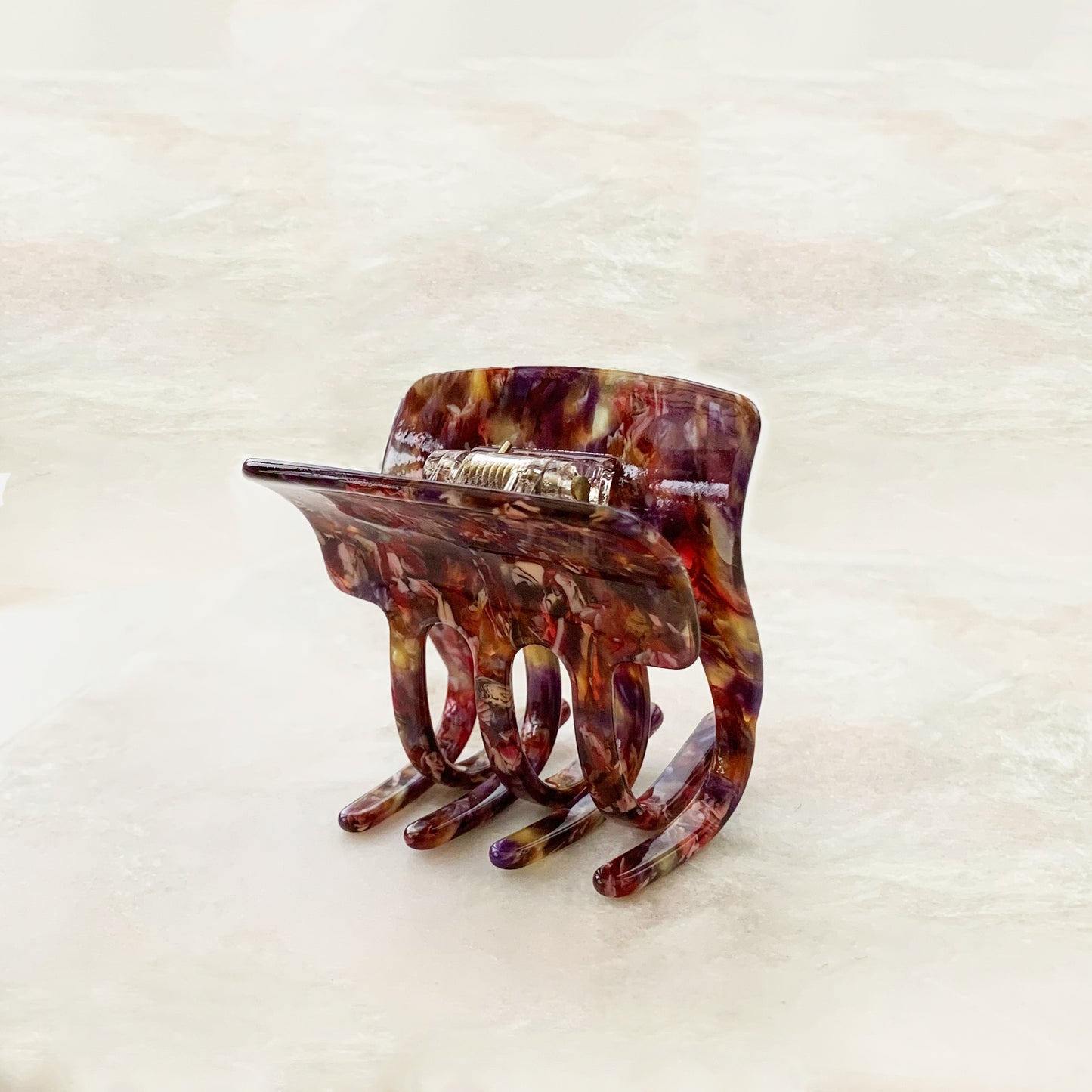 Rainbow Tortoiseshell Hair Claw