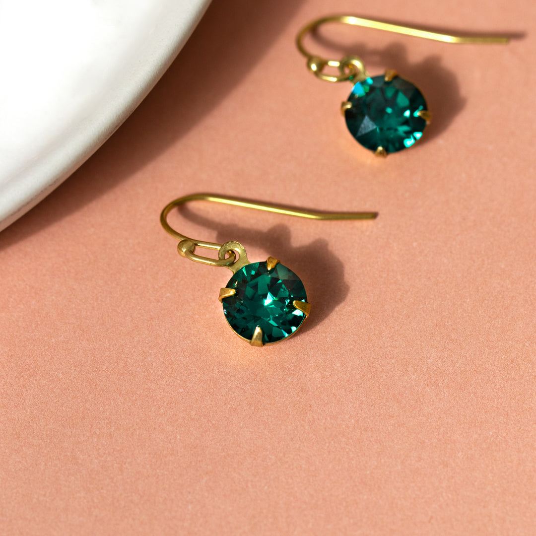 Drop Earrings Made With Swarovski Crystals