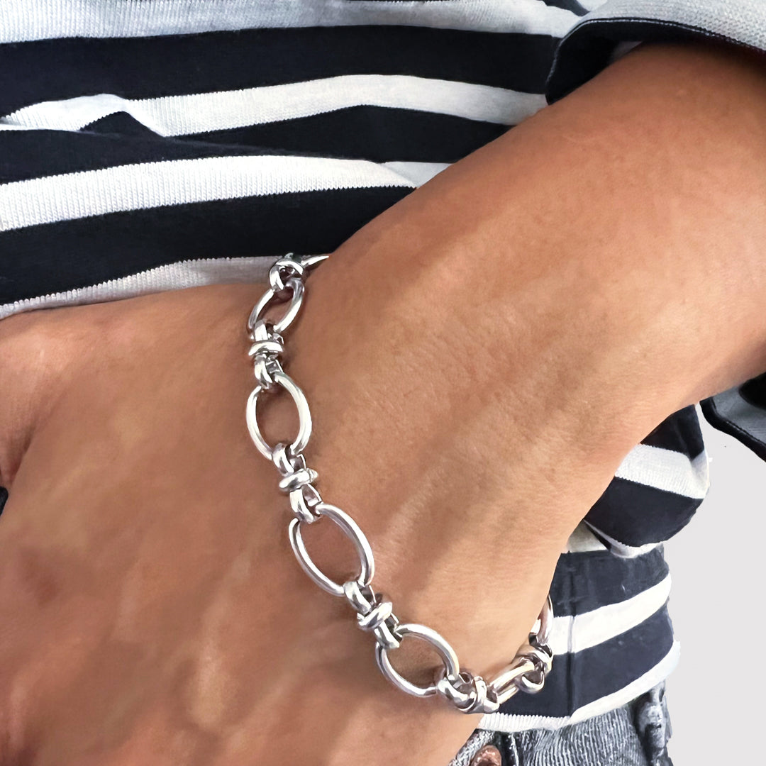 Stainless Steel Chunky Chain Bracelet