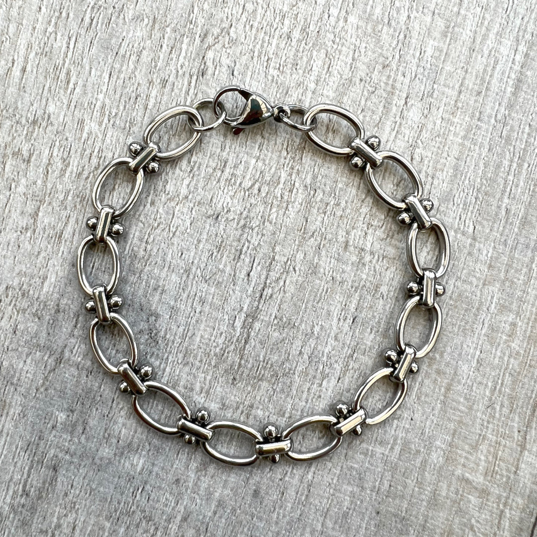 Stainless Steel Chunky Chain Bracelet