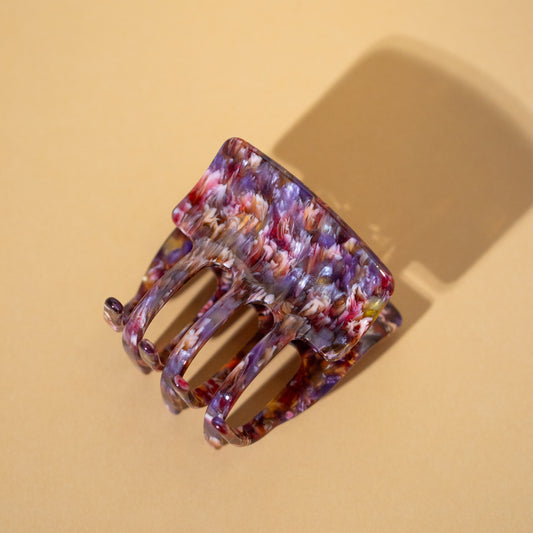 Rainbow Tortoiseshell Hair Claw