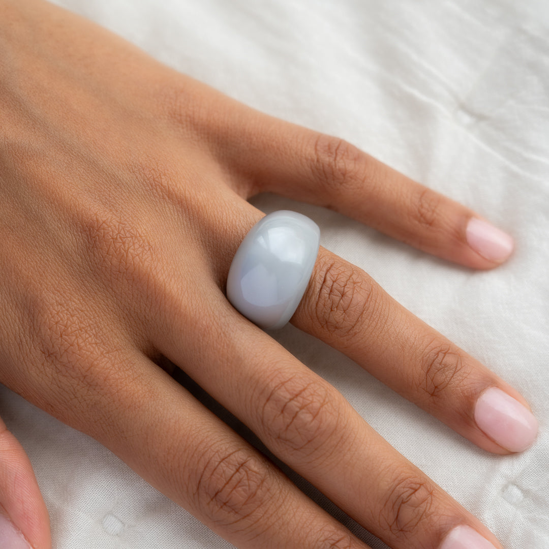 Chunky Dome Resin Ring