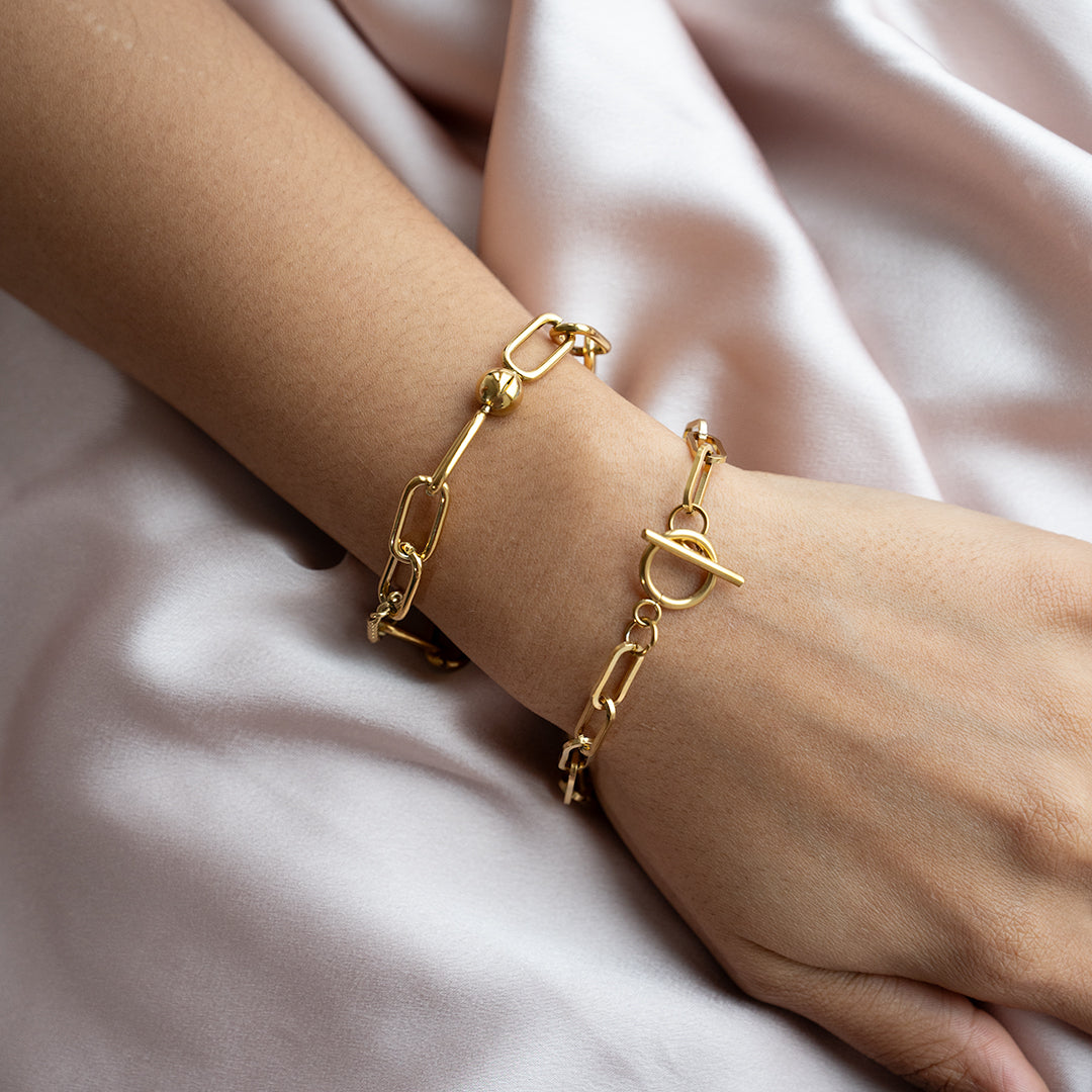 Gold Chunky Chain Bracelet