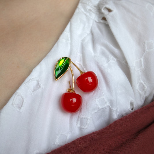Cherry Brooch