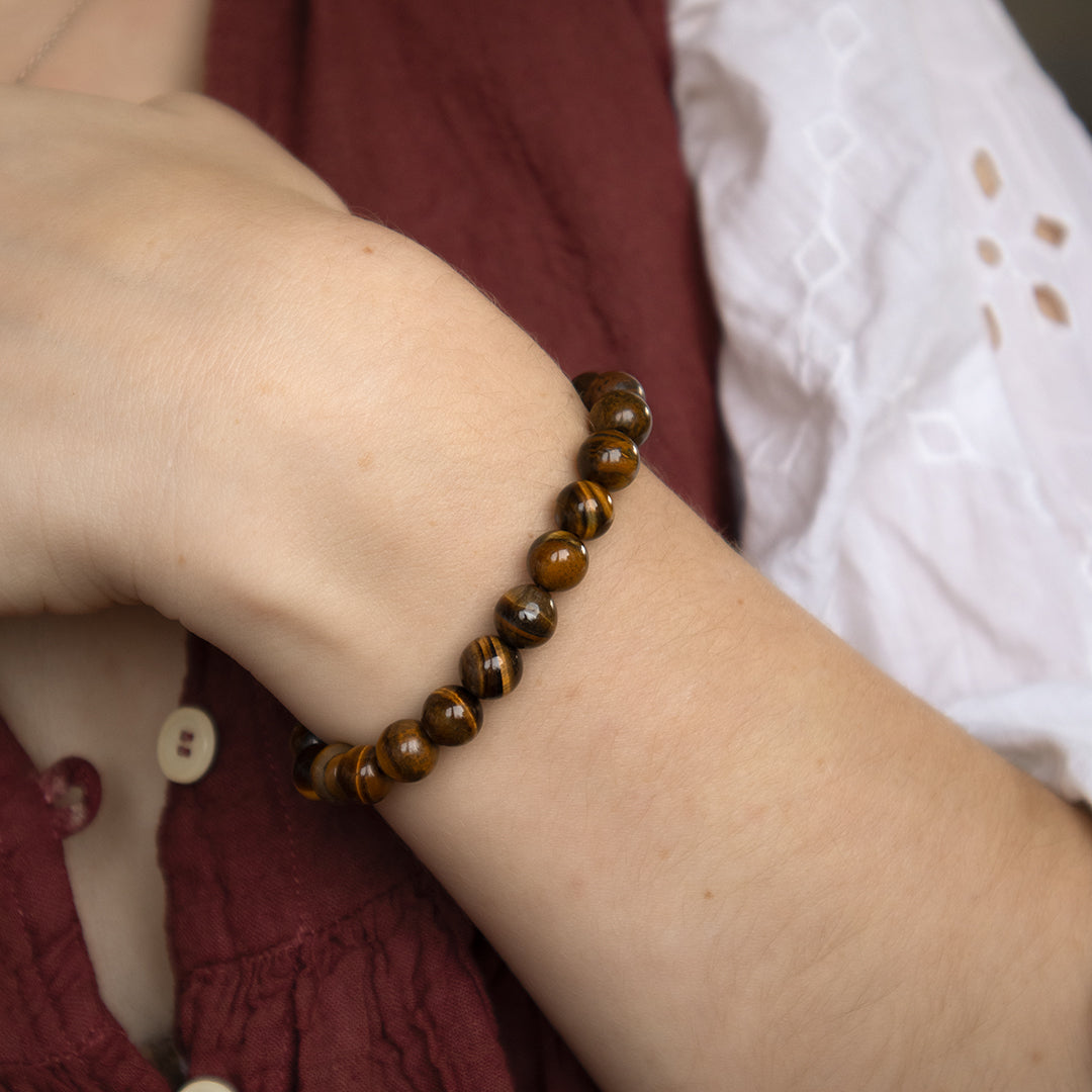 Tiger’s Eye Bead Stretch Bracelet