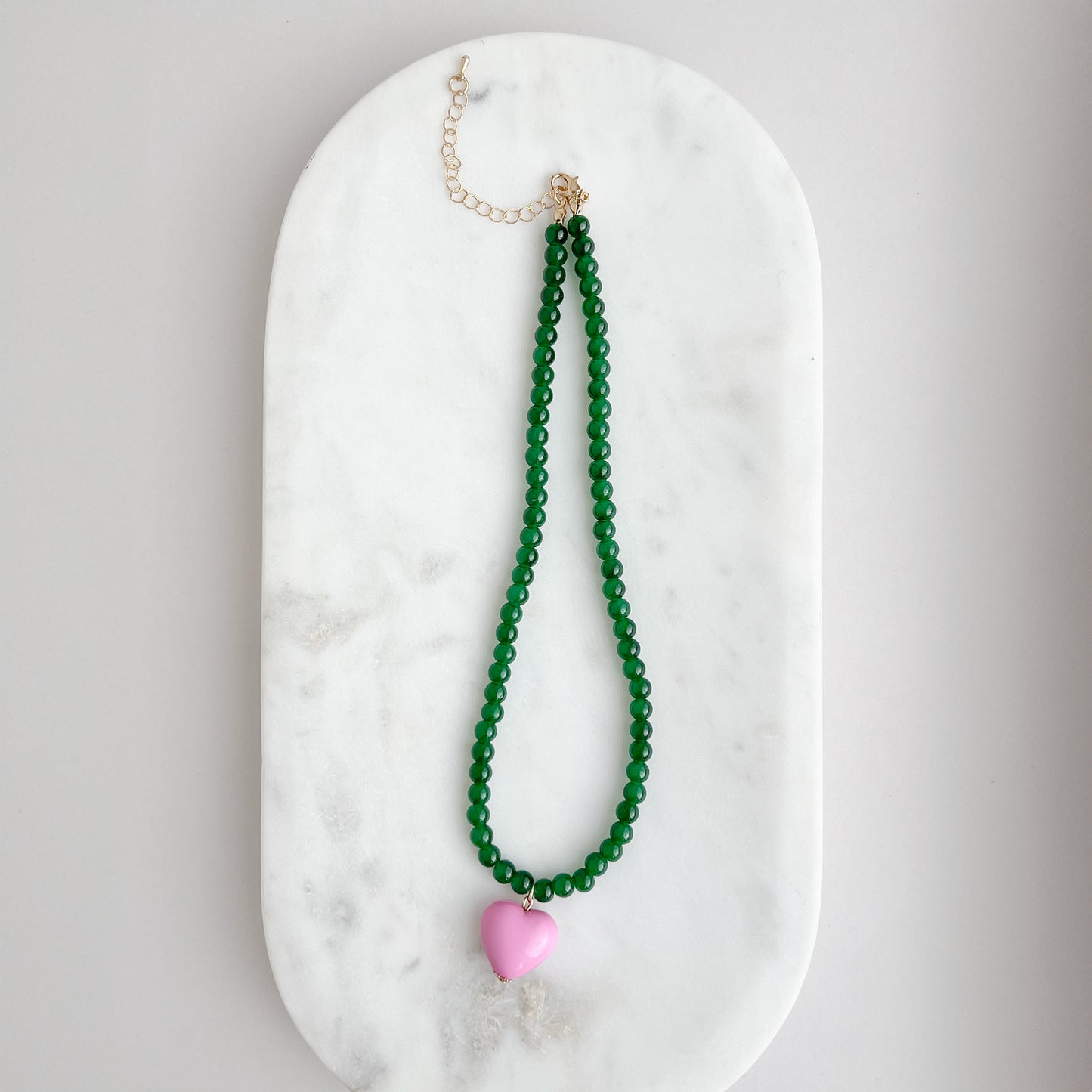 Green and Pink Necklace