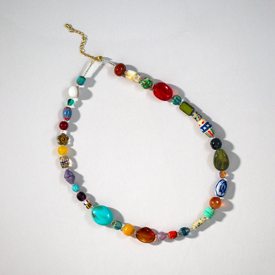 Bohemian Multicolour Bead Bracelet