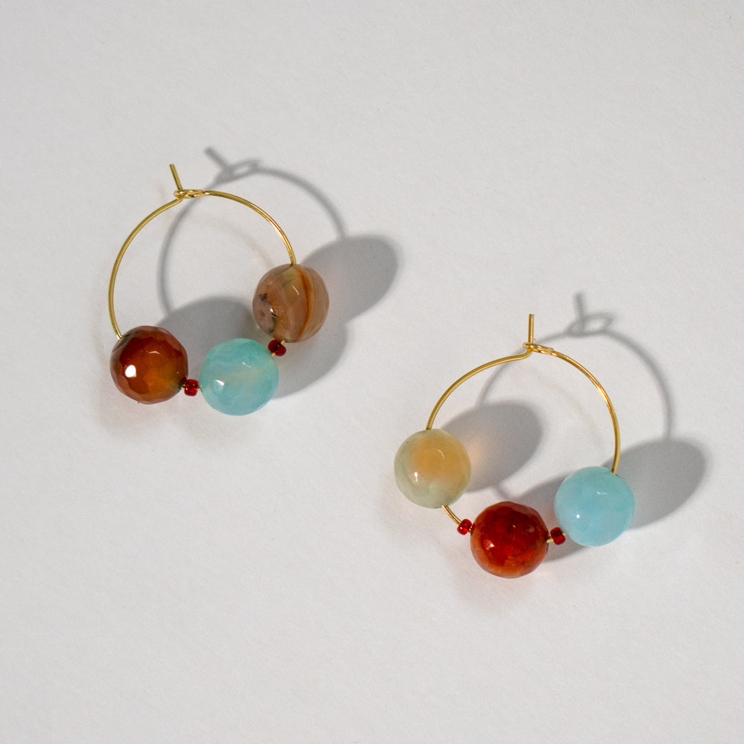 Chunky Gemstone Bead Bracelet